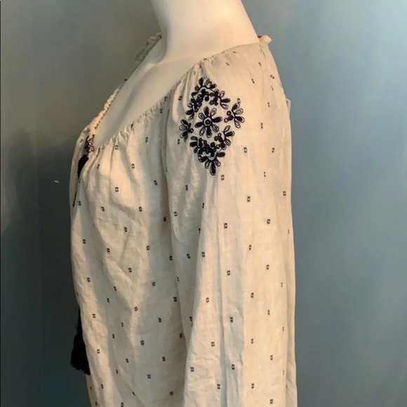 Zara Basics Boho Embroidered Festival Tunic NEW - Picture 4 of 8